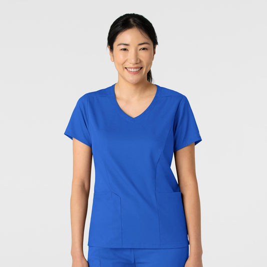 Boundless Women's 2-Pocket V-Neck Scrub Top