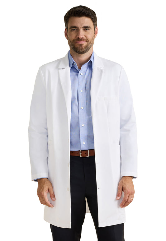 HH Lawrence Men's 37' Lab Coat In White